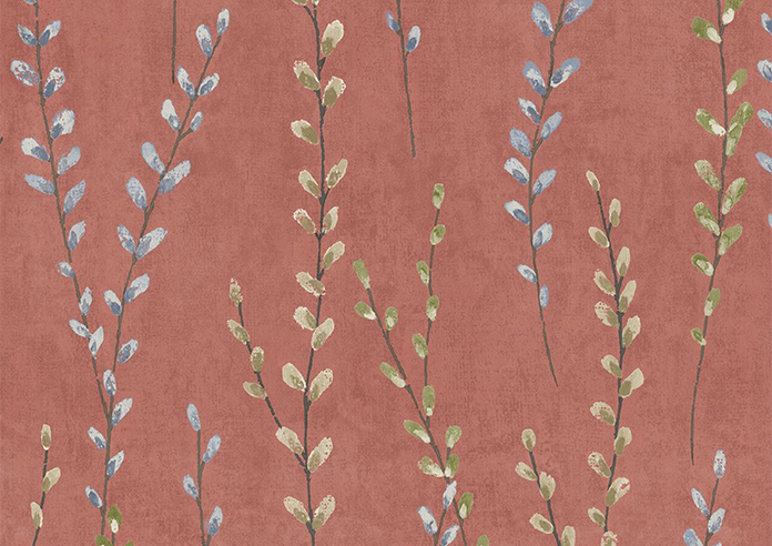 Willow Field, French Coral - Made to Measure Curtains - Image 8